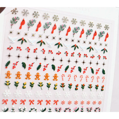 Deck the Halls Nail Art Stickers