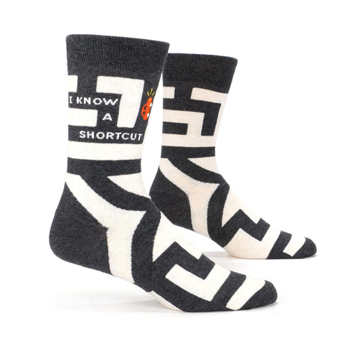 I Know a Shortcut Men's Socks