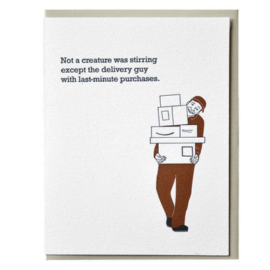 Last Minute Purchases Card