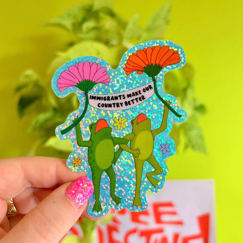 Immigrants Sticker