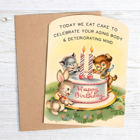 Today We Eat Cake Card