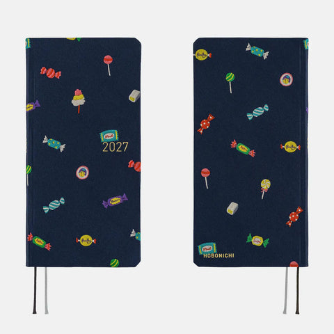 Hobonichi Techo Weeks 2027 Planner, Bow + Tie: Candy Dream