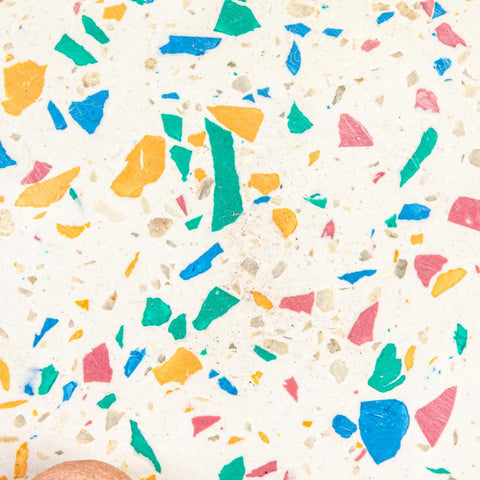 Resin + Terrazzo Coaster Set