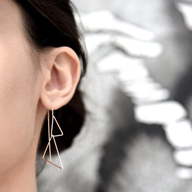 Dual Triangle Ear Drapes