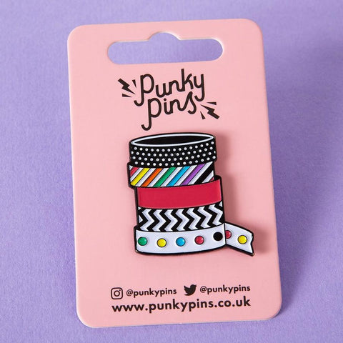 Washi Tape Enamel Pin