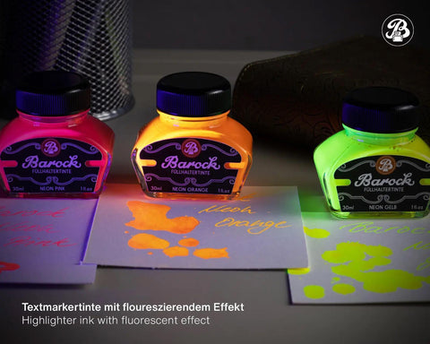 Barock Neon Writing Inks