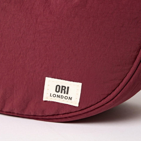 Farringdon Half Moon Bag, Bordeaux