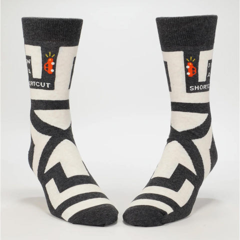 I Know a Shortcut Men's Socks