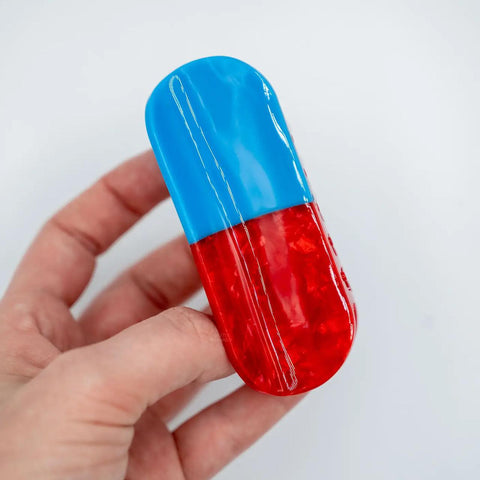 Pill Capsule Hair Claw
