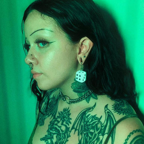 Dice Earrings