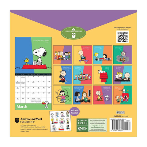 Peanuts 2026 Wall Calendar