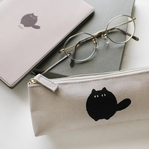 Kuroneko Canvas Pen Case