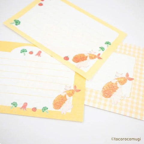 Tocorocomugi Mini Letter Set, Picnic