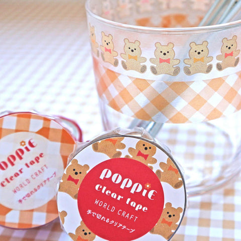 POPPiE Brown Clear Tape
