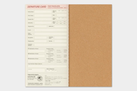 TRAVELER'S notebook, Regular Size, 2027 Weekly + Memo