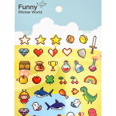 Video Game Party Stickers