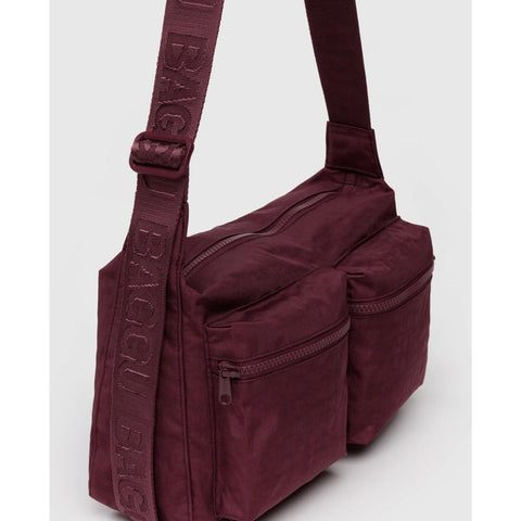 Medium Cargo Crossbody Bag: Mahogany