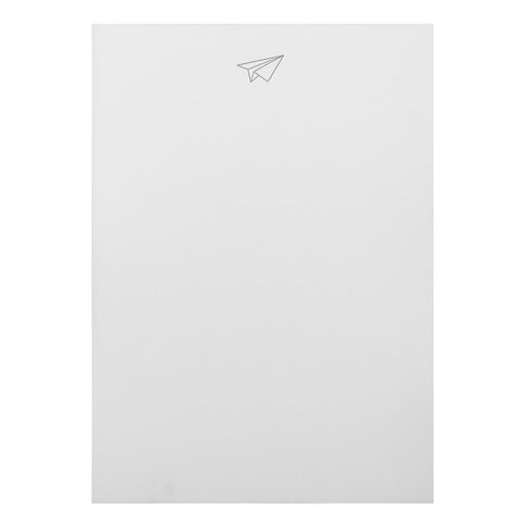 Paper Plane A5 Letter Notepad