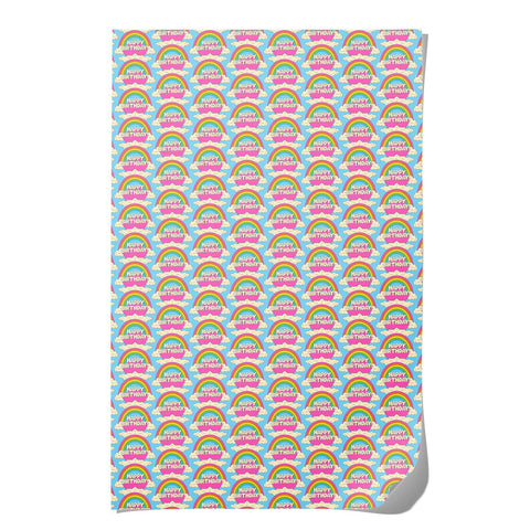 All Over Rainbows Wrapping Paper