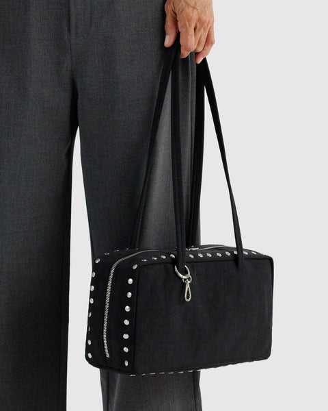 Nylon Bowler Bag: Studs