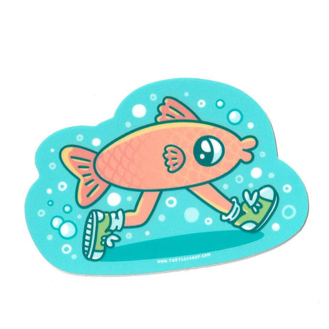 Running Fish Sticker