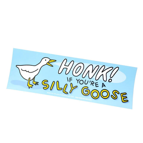 Silly Goose Bumper Sticker