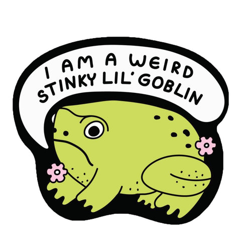 Weird Stinky Goblin Sticker