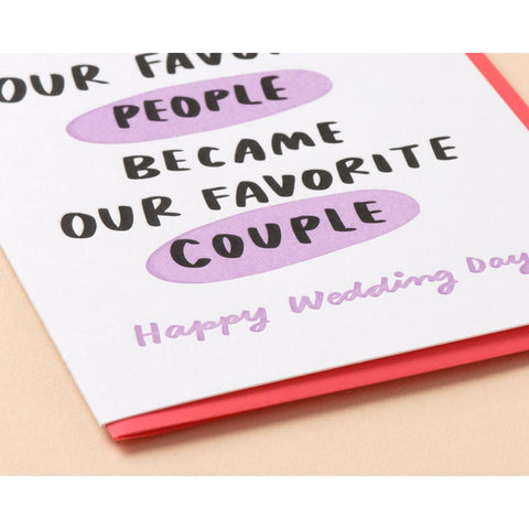 Favorite Couple Card