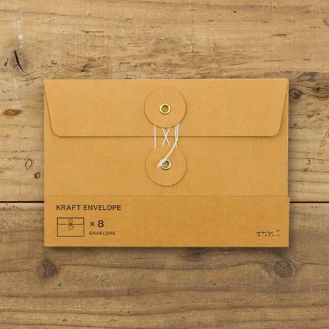 Medium Kraft Envelopes, Orange