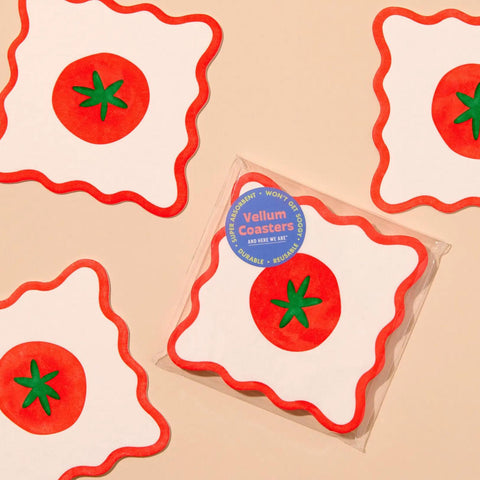 Tomato Coasters Set