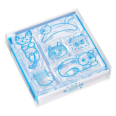 Kori Jirushi Clear Stamp Set, Cats