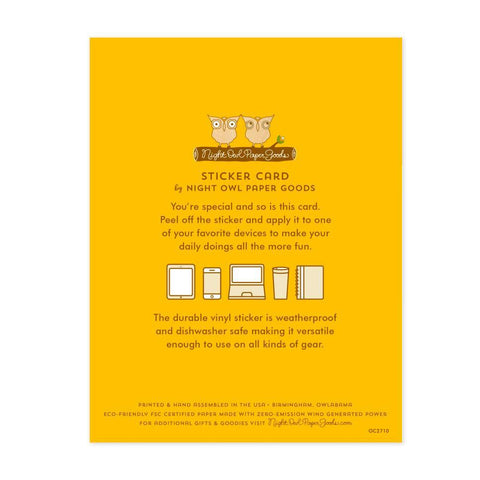 In This Together Sticker Card