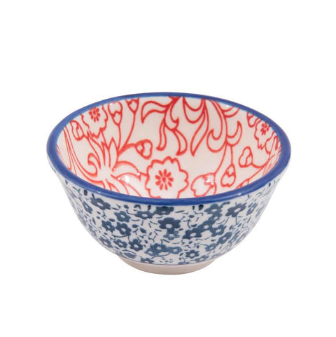 Hand-Stamped Stoneware Pinch Pots
