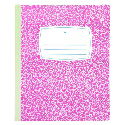 Neon Riso Composition Notebooks