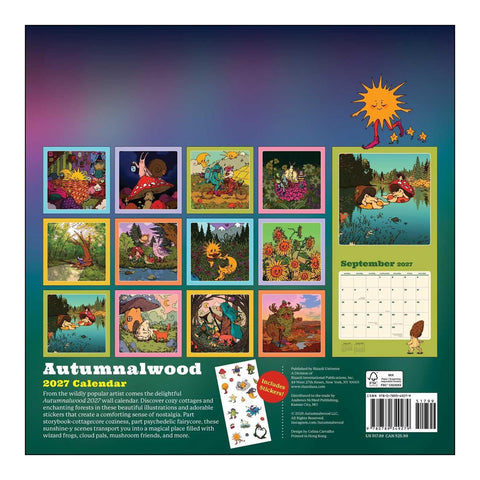 Autumnalwood 2027 Wall Calendar