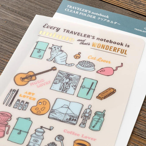 TRAVELER'S notebook, Regular Size, 2027 Clear Folder