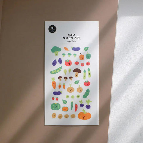 Hehe! Vegetable Stickers