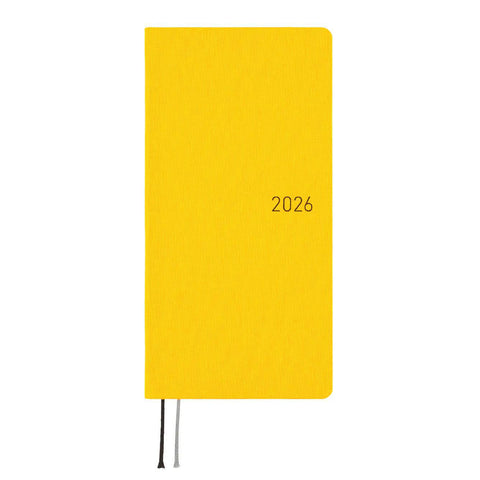 Full Moon Yellow Hobonichi Techo Weeks 2026 Planner