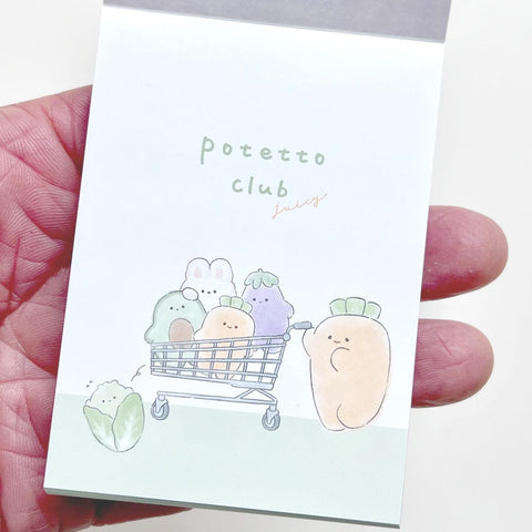 Vegetable Shopping Mini Notepad