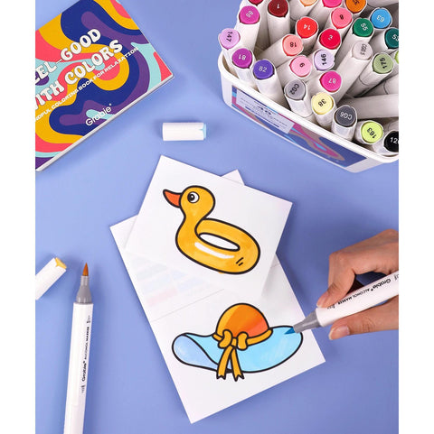 Dual Tip Alcohol Markers, Set of 48