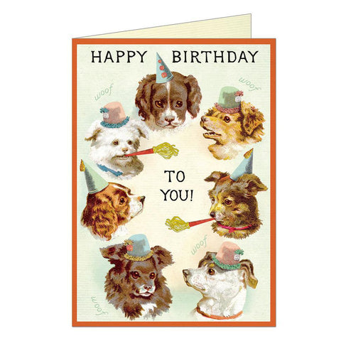 Dog Party Birthday Card