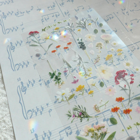 Flower Letter Stickers