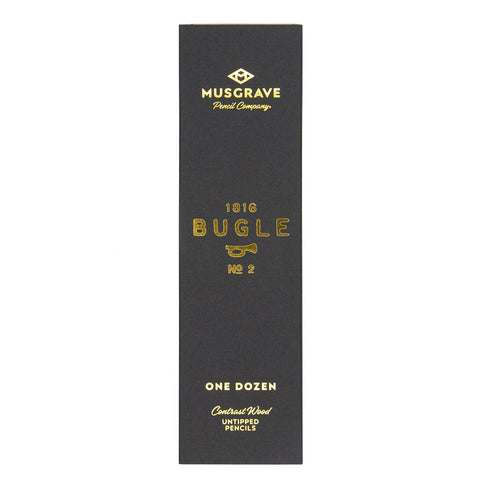 Black + White Bugle Pencils