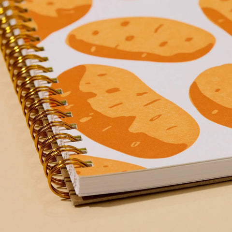 Potatoes A5 Spiral Notebook