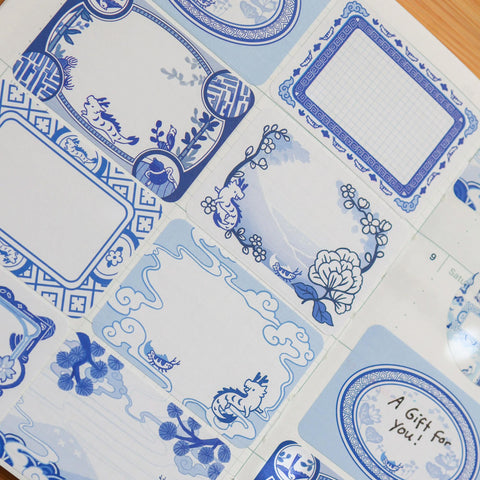 Chinese Porcelain Paper Roll Labels