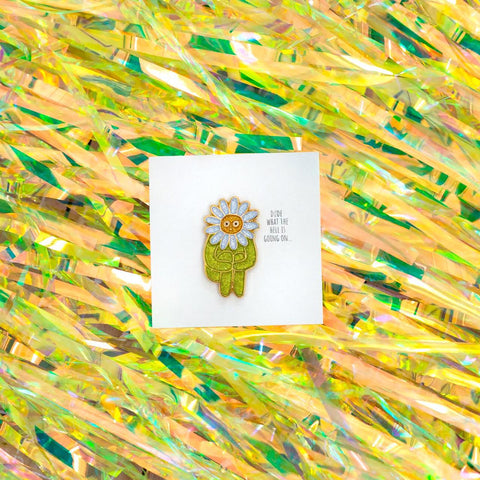 Flower Boy Enamel Pin