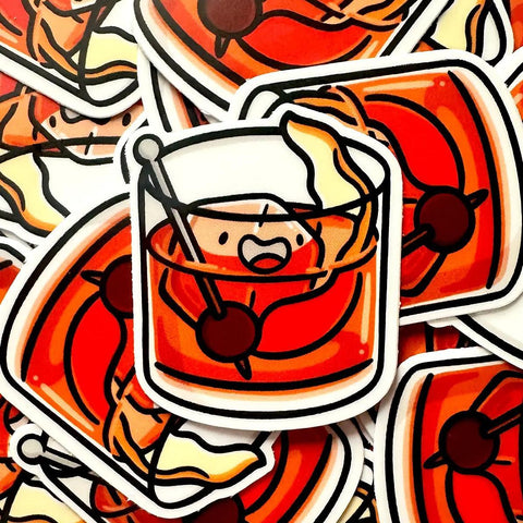 Old Fashioned Mini Sticker