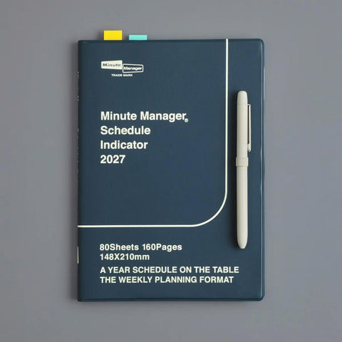 2027 Minute Manager Planner, Navy
