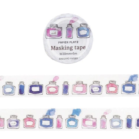 Ink Bottles Washi Tape