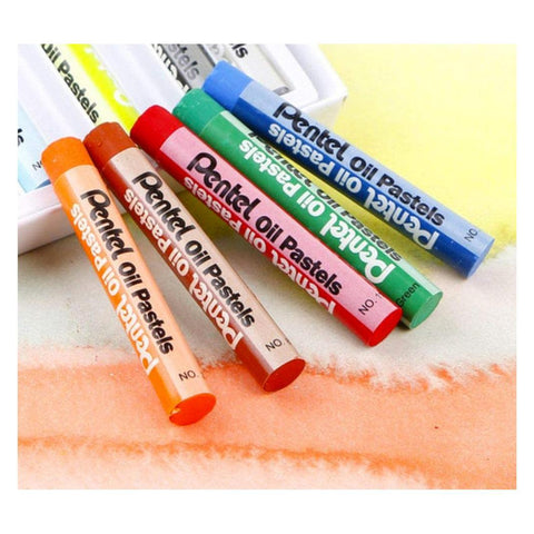 Pentel Arts Oil Pastels, Set of 12